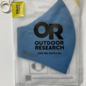 OR Outdoor Research essential face mask kit cascade blue filter 3-pack washable